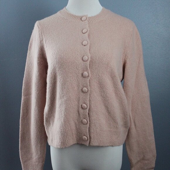 NWT Madewell Pink Cardigan Sweater - Picture 1 of 3